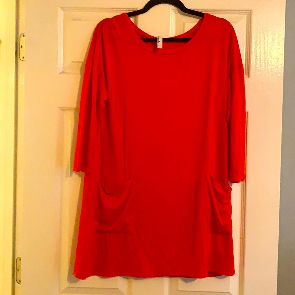 Emerald Peachy Orange Tunic